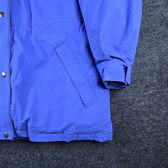 Vtg Eddie Bauer Mens Blue Ski Puffer Jacket Premium Goose Down Gore-Tex Size L